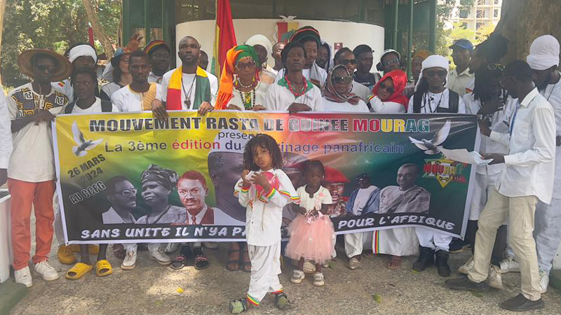 Pèlerinage panafricain : Le Mouvement Rasta de Guinée prône l'unité africaine !