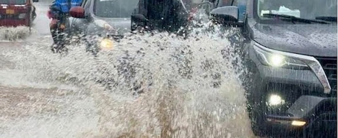Fortes pluies à Conakry : plusieurs axes inondés, la circulation fortement perturbée