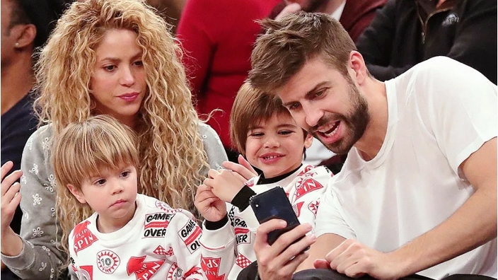 Pique Shakira et leurs enfants