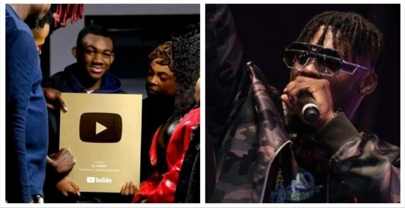 DJ Arafat Immortel : Maël Houon reçoit le trophée d'Or de YouTube