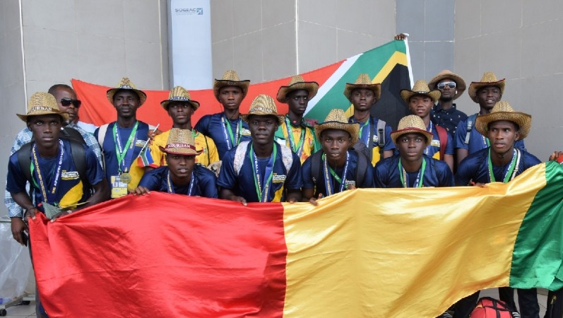 L'équipe scolaire de Guinée