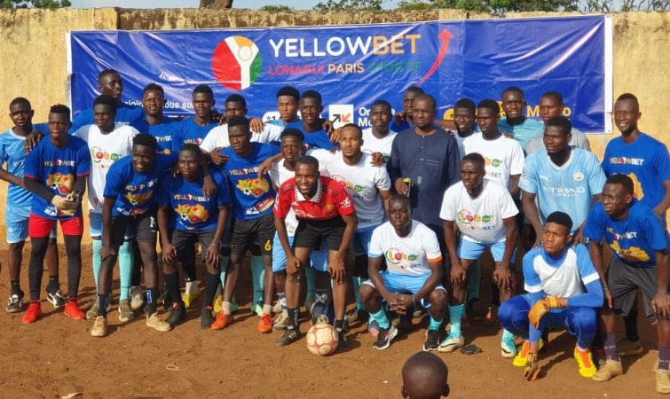 YellowBet soutient la jeunesse guinéenne en organisant un match de gala à Gbessia 