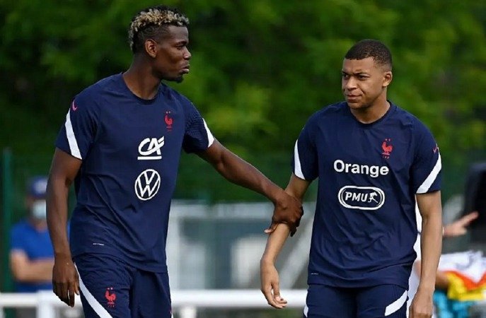 Paul Pogba et Mbappé