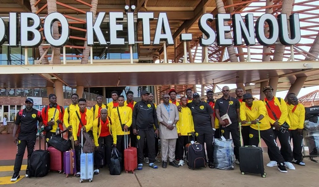 UFOA-A U20 : le Syli National et son staff sont arrivés à Bamako