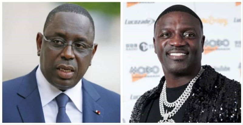 Macky Sall, Akon