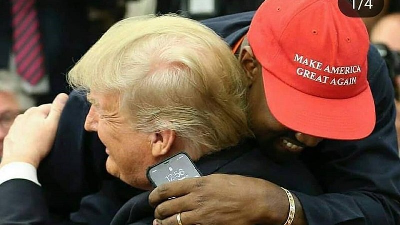 Kanye West et Donald Trump