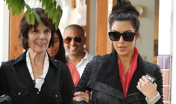 Kim Kardashian et sa grand mère
