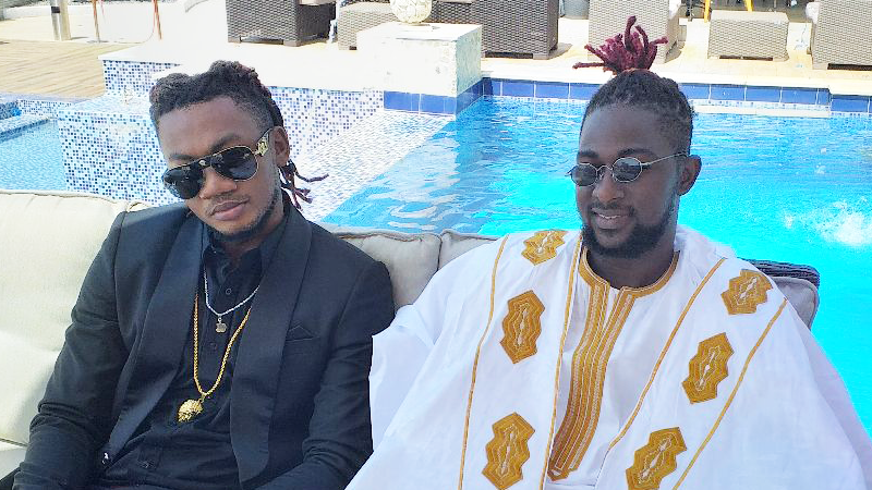 Le duo groupe urbain guinéen ‘Amatala’, Amadou Mouctar Kaba « Amaza » et « Mohamed Camara « Talala »