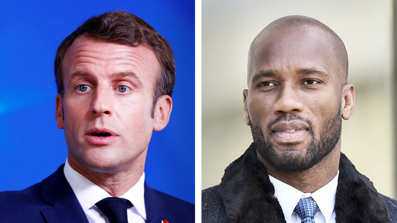 La raison de la rencontre en Côte d’Ivoire d'Emmanuel Macron et Didier Drogba !
