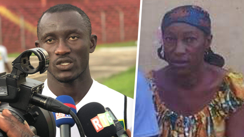 Le capitaine du Syli Local Naby Camara, rend hommage à sa mère (décédée)