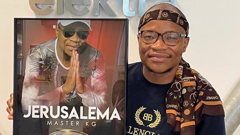 Un Disque de Diamant pour "Jerusalema" de Master KG