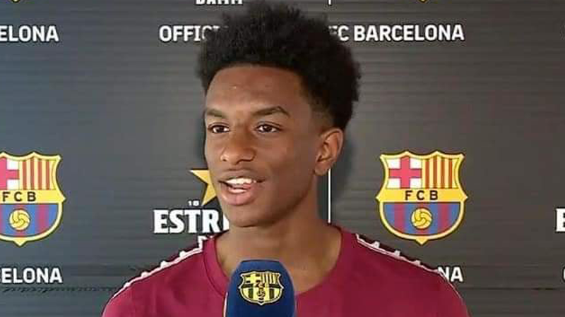 Le jeune guinéen Alejandro Baldé réagit à ses débuts avec le FC Barcelone !