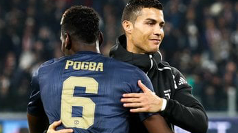 Paul Pogba se réjouit de l'arrivée de Cristiano Ronaldo à Manchester United !