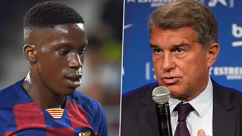 Le Président du Barça prévient Ilaix Moriba : "on n’acceptera pas qu'il quitte le club librement..."