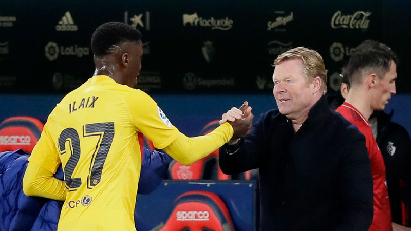 Les beaux adieux d'Ilaix Moriba à l'entraîneur viré du Barça Ronald Koeman !
