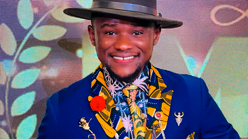 Kaba Dollar Wembalogie, représentant guinéen au "Festival International De La Sape d’Abidjan Bilamba"
