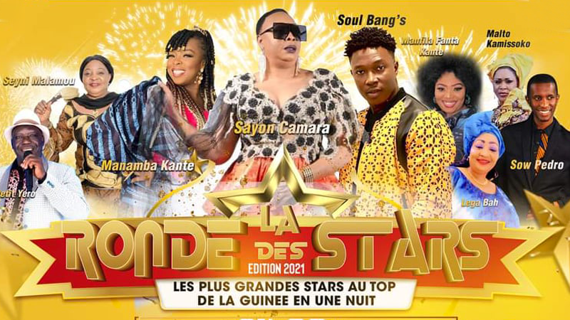 "La Ronde des Stars" : Les plus grands artistes guinéens mobilisés pour le 31 décembre au chapiteau !