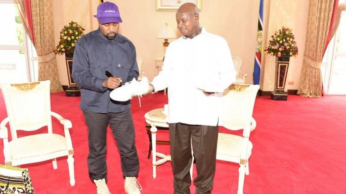 Yoweri Museveni et Kanye West